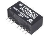 Convertor DC/DC 2W, 2 ieșiri, 15V/-15V