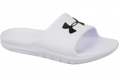 Papuci flip-flop Under Armour Core PTH Slides 3021286-100 alb foto