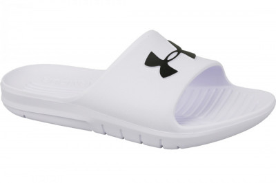 Papuci flip-flop Under Armour Core PTH Slides 3021286-100 alb foto