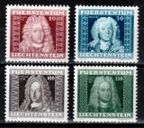 Liechtenstein 1941, Mi #198-201**, Regi, Principi ai Liechtenstein-ului (I), MNH, cota 20,- &euro;!
