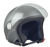 Cumpara ieftin Casca open face pentru scuter - motocicleta (demi-jet) Max Helmets model DJ06 LS Vision (V2B) culoare: gri mat (GTS) &ndash; 100% MADE IN ITALY M (57/58cm)