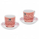 Set Cesti Espresso Portelan Editie Limitata Oe Porsche Pink Pig Roz WAP0506600M917