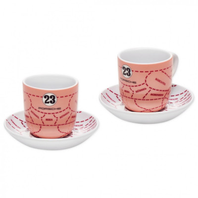 Set Cesti Espresso Portelan Editie Limitata Oe Porsche Pink Pig Roz WAP0506600M917 foto