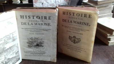 HISTOIRE GENERALE DE LA MARINE - 2 VOLUME (ISTORIA GENERALA A MARINEI) foto