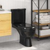 Vas WC cu rezervor, negru