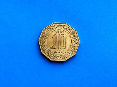 10 Dinars 1981 Algeria-stare buna! foto