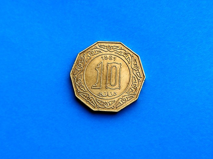 10 Dinars 1981 Algeria-stare buna!