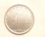 VATICAN 100 LIRE 1961, Europa