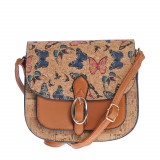 Geanta crossbody cu fluturi