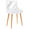 VidaXL Masă de toaletă cu oglindă, MDF, 60 x 40 x 75 cm 245751