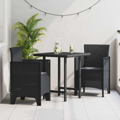 vidaXL Scaun pentru Grădină 2 pcs Antracit Dimensiune: 53 x 49 x 85 cm 847451 foto