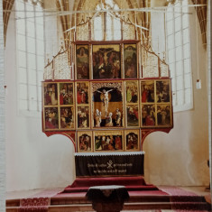 Altarul Bisericii din Biertan// fotografie de presa anii '90-2000