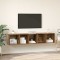 vidaXL Set dulap TV 2 pcs Lemn vechi 37 x 37 x 142.5 cm Lemn compozit