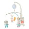 Carusel muzical, BabyMix, Pentru patut, Cu 5 jucarii din plus, Bears and rabbits