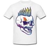 Cumpara ieftin Tricou &quot; Skull with mohawk &quot;