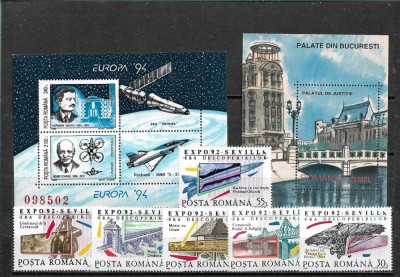 C5700 - lot timbre Romania nestampilate MNH foto