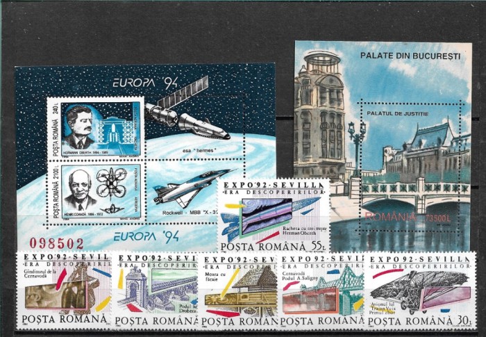C5700 - lot timbre Romania nestampilate MNH