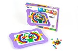 Cumpara ieftin Joc educativ mozaic, TechnoK, 300 de pioneze de 13 mm, colorate