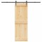 vidaXL Ușă glisantă cu set de feronerie 70x210 cm, lemn masiv de pin