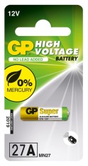 Baterie GP Batteries, Super Alcalina (27A) 12V alcalina, blister 1 buc. &amp;quot;GP27AF-2C1&amp;quot; &amp;quot;GPPBA27AF000&amp;quot; - 29820 (timbru verde 0.08 lei) foto