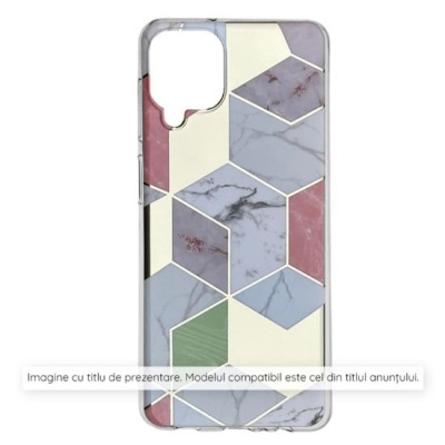Husa pentru Xiaomi Redmi A3 - Techsuit Marble Series - Purple Hex foto
