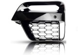 Grila bara protectie, spoiler Bmw X3 (G01), 06.2017-07.2021; X4 (G02), 03.2018-, model: pachet,M, montare fata, stanga, gaura senzor parcare; gauri p