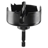 Bosch 2609256D06 - Carota pentru lemn 60 mm tija hexagonala adaptor cu burghiu de centrare