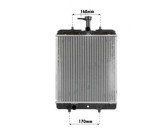 Radiator racire Peugeot 108, 04.2014-, Toyota Aygo, 04.2014-, Citreon C1, 04.2014-, motor 1.0, 51 kw, benzina, cutie manuala, cu/fara AC, 338x375x27