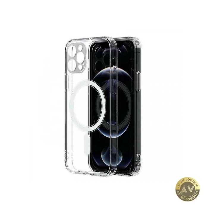 Husa MagSafe pentru Apple iPhone 13 OEM Clear Mag with Camera Protection Transparenta