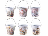 Cumpara ieftin Set 6 ghivece Paste metal multicolor 13x21 cm