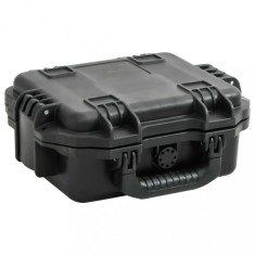 vidaXL Carcasă de transport portabilă, negru, 30x24,5x12,5 cm, PP 4007245