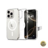 Husa MagSafe pentru Apple iPhone 16 Pro Tech-Protect Flexair Hybrid CC Transparenta