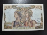 FRANȚA 5000 FRANCI 1949 SUPERBĂ