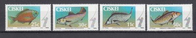 Ciskei - PESTI,PESCUIT- MNH foto