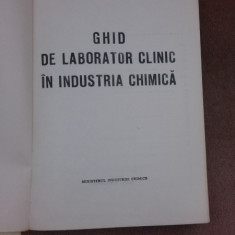 Ghid de laborator clinic in industria chimica - Alexandru Anghel