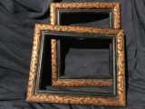 arta / design / vintage - lot rame model deosebit din lemn pentru fotografii sau diverse !