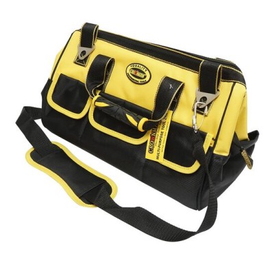 Geanta scule, cu maner de cauciuc si curea transport, textil, 41x24x30 cm, Crownman foto