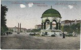 CP755N Constantinople, Fontaine Guillaume II et l&rsquo;Hippodrome postcard, carte poștală, Circulata, Printata