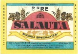 NI462 Etichetă bere blondă specială Salauta, &Icirc;ntreprinderea de bere Bistrița