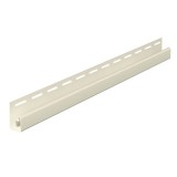 Profil margine J Vox SV-15 pentru lambriu exterior, PVC, bej, 3.05 m