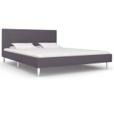 Cumpara ieftin Cadru pat fara saltea tesatura gri 135x190 cm