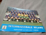 POZA CU ECHIPA FOTBAL INTERNAZIONALE MILANO 1988-1989