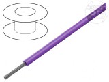 Cablu HookUp Wire litat Cu 24AWG PTFE violet 600V 30,5m - Cablu electric violet 24AWG 30,5m