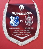 Fanion de protocol - meci fotbal FARUL CONSTANTA - CFR CLUJ (Superliga etapa 29 sezonul 2025-2026)