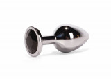 Dop Anal Cu Bijuterie Secret Shade Metal L, Argintiu + Negru, 9.5 cm, X-Men