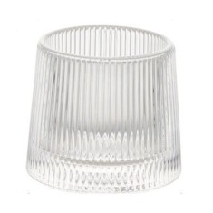 Pahar, Rotating Vertical, 160 ml, perfect pentru o portie rafinata de whiskey, transparent, 8 x 7.3 x 7.8 cm, compact si usor de manevrat