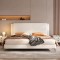 Pat Lyra 160x200 cm Tapitat Catifea Crem Somiera Inclusa ML 2432