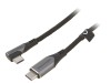 Cablu USB-C 2m Negru 100W, Vention