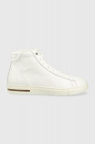 Birkenstock sneakers din piele Bend Mid culoarea alb
