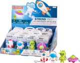 Svietidlo Strend Pro Keychain, kľ&uacute;čenka, pr&iacute;vesok so zvukom, raketa/ufo/kozmonaut/vesm&iacute;rna loď, LED 5 lm, Sellbox 24 ks